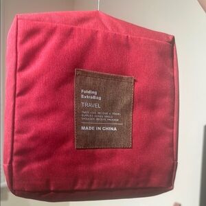 Hot Pink Travel Folding Bag